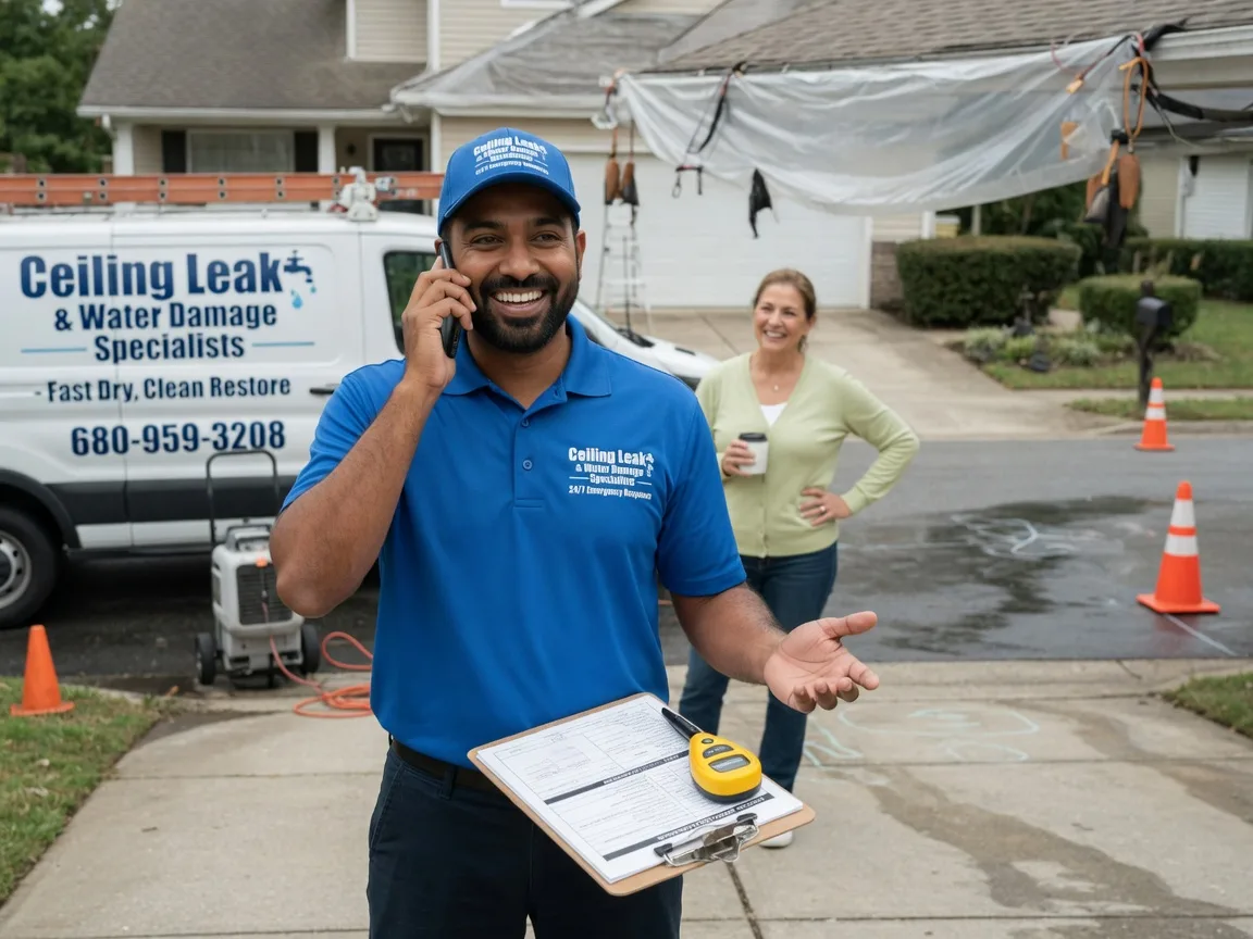 Ceiling Leak Cleanup Pungoteague, VA FAQs